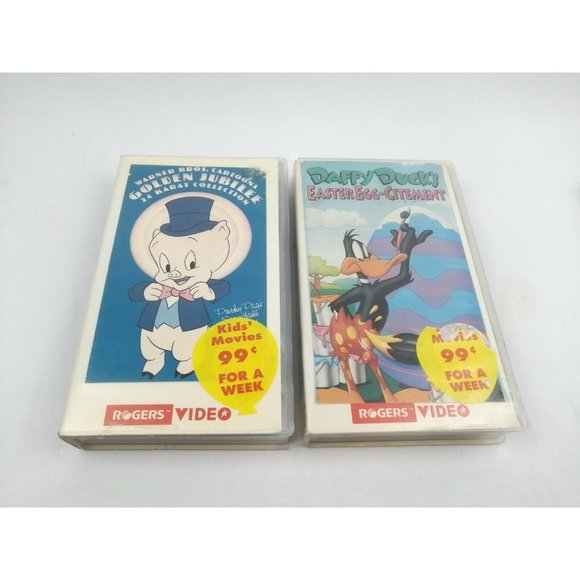 Media Porky Pig Golden Jubilee Daffy Duck Easter Eggcitement Vhs